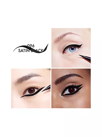 DIOR | Diorshow Liquid Liner Ultrapräziser Felt-Tip Eyeliner (096 Satin Black) | 